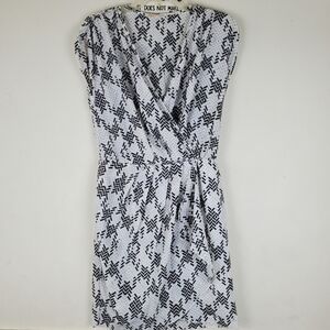 Renee C. Chevron wrap dress-Size Small